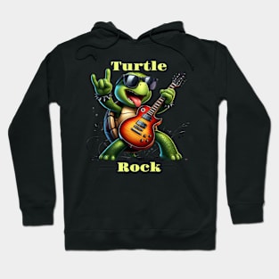 Groovy Serenading Turtle Jamming Out Hoodie